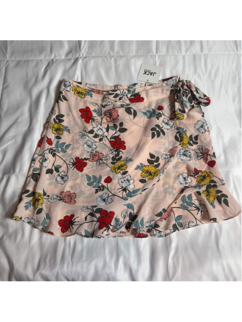 Women's JACK by BB DAKOTA Pink Floral Mini Skirt Size 4